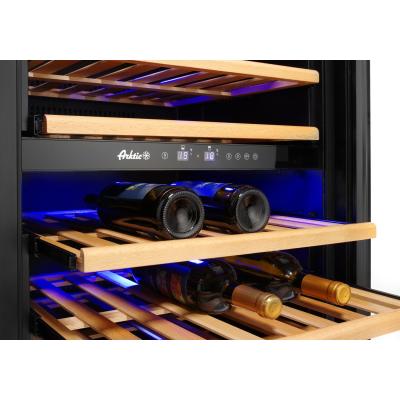 Dvouzónové vinotéky, 72 lahví, Arktic, 232L, 230V/110W, 595x675x(H)1215mm | 237557
